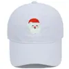 Gorra de Béisbol Vintage Bordada de Santa Claus Transfronterizo Regalo de Navidad Unisex Casual Versátil Gorra de Moda