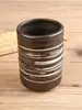 Configuração de Mesa Estilo Japonês Peça Quatro Tigela de Arroz Restaurante de Sushi Xícara de Chá Prato de Osso Preto Cerâmica Suporte para Hashi Bule Cozinha Japonesa e Coreana