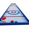 Pista de Curling en Seco Tablero de Hielo Simulado Pista de Hockey sobre Tierra Mesa Deportiva de Enseñanza Pista de Curling en Seco