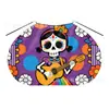 Capas Halloween Negras Unisex para Niños Hechas a Medida de Fábrica con Estampado de Calavera y Cordón, Ropa Estilo Europeo y Americano