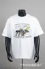 2026 Verão Unissex Cort Alcatraz Caimento Solto Camiseta Manga Curta Masculina Logo Carta Camiseta Jovem Casual Manga Curta