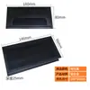 Caja de cableado para encimera de mueble de oficina, caja a prueba de polvo, caja rectangular para pasar cables de escritorio de computadora, caja de alambre cepillado de aleación de aluminio puro