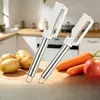 Faca de descascar multifuncional para descascar rapidamente, uma ferramenta de cozinha prática, portátil e útil para descascar frutas, batatas e vegetais
