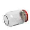 Frascos de Vidrio Transparentes para Cocinar al Vapor y Cocinar, Frascos Sellados de Tapa Alta para Encurtidos, Frascos Vacíos con Tapa, Frascos de Vidrio para Duraznos Amarillos Resistentes a Altas Temperaturas