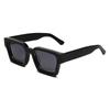 2025 Nuevas Gafas de Sol Retro Simples de Montura Cuadrada Engrosada Anillo Metálico Transfronterizo Gafas de Sol de Acetato de Alta Gama para Hombre y Mujer