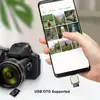 Adequado para Apple Mobile Phone Tablet Leitor de cartão de memória TF iPhone/iPad para adaptador OTG de cartão de memória TF