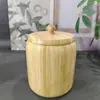 Caixa de Temperos de Bambu para Cozinha Doméstica, Temperos Sólidos, Pimenta, Cominho em Pó, Pimenta de Sichuan, Anis Estrelado, Caixa de Armazenamento de Erva-doce