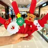 [Etiquetado] Regalo de Jardín de Infancia Anillo a Presión Navideño Regalo de Peluche Regalo de Nochebuena Pulsera