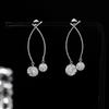 Verano Lujo Ligero Sentido de Alta Gama Gancho para la Oreja de Perla Pequeña y Zircón Pequeño Simple Elegante Accesorios para la Oreja Nicho Exquisito Aretes de Celebridad de Internet