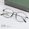 HQ20002 Influenciador digital com moda simples Coringa Aço plástico Titânio Lente plana Óculos para miopia de estudante Venda por atacado de fábrica