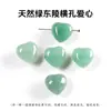 Jingde Jewelry Piedra Natural Corazón Forma Cuentas Cuarzo Rosa Ojo de Tigre Piedra Multicolor Corazón Forma DIY Joyería Accesorios Venta al por mayor en Stock