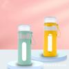 Taza de separación de té Macaron para niños estudiante de aspecto atractivo única portátil portátil vaso de agua de vidrio vaso de regalo publicitario