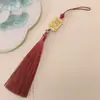 Guanshan Yue Producto Nuevo Marca Buda Tailandés Colgante de Borla Estilo Chino Espiga Joyería para Coche Linterna Marcador de Libros Accesorios para Ropa