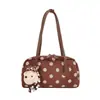 Bolso de hombro de lunares de alta gama transfronterizo de nicho, fresco y dulce, bolso de axila de color contrastante, bolso de mano casual y elegante para el día a día