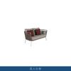 Muebles de Exterior Nórdicos Playa Marina Patio Villa Jardín Sofá de Ratán Silla de Ratán de Ocio para Exteriores Mesa Redonda Combinación