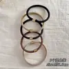 Elástico de Cabelo Maillard de Alta Qualidade para Mulheres, Corda de Cabelo Estilosa, Anel de Cabelo Elástico Durável Tendência