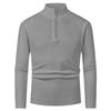Comercio exterior 2025 transfronterizo Amazon otoño e invierno nuevo suéter de media cremallera para hombre multicolor suéter casual al por mayor