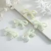 20*33mm Cor Sólida Macaron Estrela Amarrada Laço DIY Furo Vertical Corrente para Pendurar no Carro Cordão de Contas Soltas Corrente para Caneta Celular Decoração
