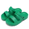 Sandalias Planas de EVA Cómodas para Mujer Punta Abierta Suela Gruesa Antideslizantes para Interiores y Exteriores Sandalias de Playa de Verano