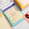 Portapapeles Xiaoxin A5 con páginas de colores, papel grueso de 100 g no pegajoso, alto atractivo estético, bloc de notas desgarrable