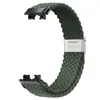 Adecuado para Correa Tejida de Nylon Huawei Band 11, Pulsera Elástica Arcoíris de Nylon con Hebilla Huawei Band 11 Pro