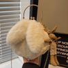 Bolsos de Peluche Otoño e Invierno para Mujer 2026 Nuevos Bolsos Cruzados Peludos para Mujer Ins Lindos Bolsos Suaves con Cadena para el Hombro para Mujer