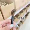 Pincel para Rubor e Iluminador Facial de Pelo de Ardilla Pelo Animal Mezcla Natural Cangzhou Pincel de Maquillaje Contorneado e Iluminación