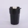 Caneca de Café Estilo Americano Aço Inoxidável 304 Cor Sólida Portátil com Cordão Térmica para Uso Externo Caneca Térmica Portátil para Carro