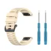 Correa AplicABLE de Fábrica para Garmin Fenix6 6X Pro/5S Correa de Silicona 22/24/26mm