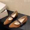 Aumento de altura interna 5cm~Sapatos Mary Jane para mulheres, novidade primavera 2026, sapatos de salto baixo retrô de sola macia com tira em T