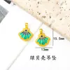 Pulseira de Corda Trançada Artesanal DIY com Fivela Ruyi Esmaltada Dourado Areia de Longa Duração Pingente de Bolsa da Sorte Acessórios Culturais e Criativos