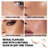 SHCOETY Base de Maquiagem Líquida Corretivo 4 Cores Transfronteiriço Pele Natural Clara Fosca Iluminadora BB Cream Leve e Respirável