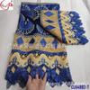 Tejido de seda de leche europeo y americano con bordado de parches láser, encaje hueco, vestido de noche, vestido de novia, tela de encaje teñido