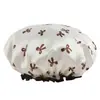 Gorro de Ducha Doble Capa de Amazon para Mujer Adulto Dibujos Animados Impermeable Engrosado para Baño Lindo Gorro de Satén para Champú Gorro de Ducha Venta al por Mayor