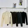 Año Negro Punto de Cuello Medio Alto Mujer 2026 Otoño/Invierno Diseño Adelgazante Sentido de Diseño Suéter Capa Interior Top Base