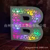 Luzes de letras em inglês direto da fábrica iluminação LED de madeira transfronteiriça decoração de acessórios para casa infantil luzes LED