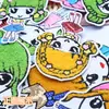 Parche de Bordado con Lentejuelas de Toalla de Dibujos Animados, Lindo Parche de Bordado de Chica Versión Q para Ropa Infantil, Parche Decorativo para Bolsos