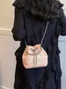 Nuevo Bolso Bordado Estilo Chino para Mujer, Nuevo Modelo Primavera 2026, Bolso Cubo de Moda Bordado Estilo Nacional, Bolso Cruzado Simple
