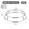 Estante para Ollas Extra Grueso de Acero Inoxidable de 6 mm para Cocina Casera, Soporte Multifuncional Engrosado con Aislamiento Térmico, Estante de Almacenamiento Antiescaldaduras