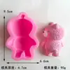 Molde de Silicona Mousse Oso Dormilón Dibujo Animado 3D Mousse Tridimensional Pastel Helado Oso Decoración de Pastel de Chocolate