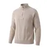 Suéter cárdigan para hombre, nuevo estilo otoño/invierno, marca trendy americana, suéter de punto con cuello alto, prenda exterior casual y holgada para hombre