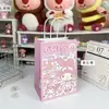Bolsa de Regalo con Póster Nuevo de Dibujos Animados Original para Compras en Supermercado Tienda Departamental Regalo Asa Conveniente Bolsa de Regalo Conveniente