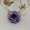 Atacado Transfronteiriço Flor Artificial Rosa 3 Cabeças Rosa Mocha Decoração Suave para Casa Casamento de Luxo Decoração de Casamento Flor de Seda