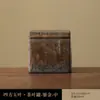 Pote de Cerâmica Grossa Artesanal para Chá Caixa de Chá Retro Cerâmica Armazenamento de Chá Pote de Barro Não Selado Pote de Chá Pu'Er Chá Preto