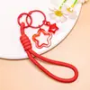 Lanyard de Celular Chaveiro Estrela de Cinco Pontas de Gelatina de Frutas Fofo Cordão de Boneca Anti-Perda Acessórios de Enfeite para Pendurar em Celular Capa de Celular Bolsa