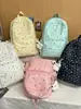 Mochila escolar grande de estilo japonés transfronteriza para niñas, linda y fresca, mochila casual con estampado de estrellas para niñas jóvenes