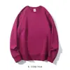 Sudadera de cuello redondo de forro polar de zorro plateado de 420g, camisa de cultura corporativa, en stock, de segunda mano, OEM, dropshipping, bordado personalizado, impresión de logotipo