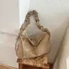 Bolso nube plisado simple estilo coreano Shuai Mi Jia, bolso de hombro fresco y artístico con correa para el hombro, bolso cruzado de moda