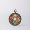 Tíbet Rechung Nepal Mantra de Seis Caracteres Puro Pintado a Mano Núcleo de Tarjeta 3.5