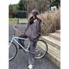 Sudadera de Moda Otoñal Talla Grande Conjunto Deportivo Casual para Mujer Suelto que Cubre la Barriga Aspecto Adelgazante Conjunto de Dos Piezas para Gordas mm 150 kg
